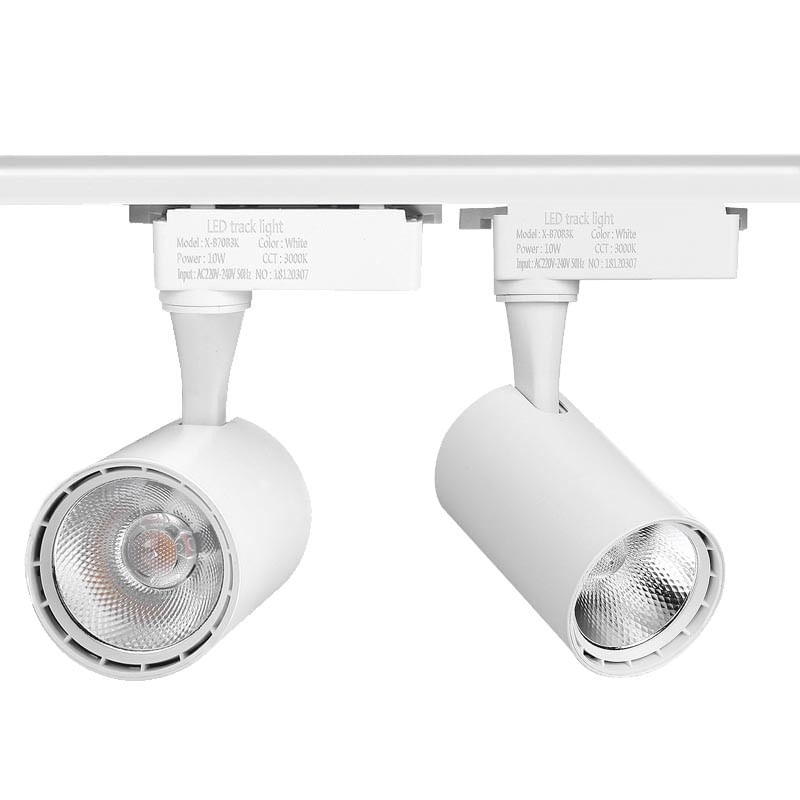 Spot LED Techstar® Tracklights, Pentru Sina RailRacks Monofazata Tip L, 20w, 4000k Lumina Naturala, Iluminat - 1 | YEO