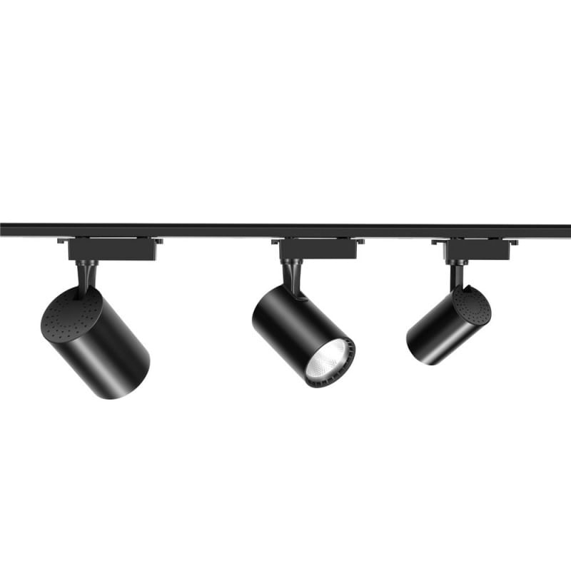 Spot LED Techstar® Tracklights, Pentru Sina RailRacks Monofazata Tip L, 30w, 4000k Lumina Naturala, Iluminat