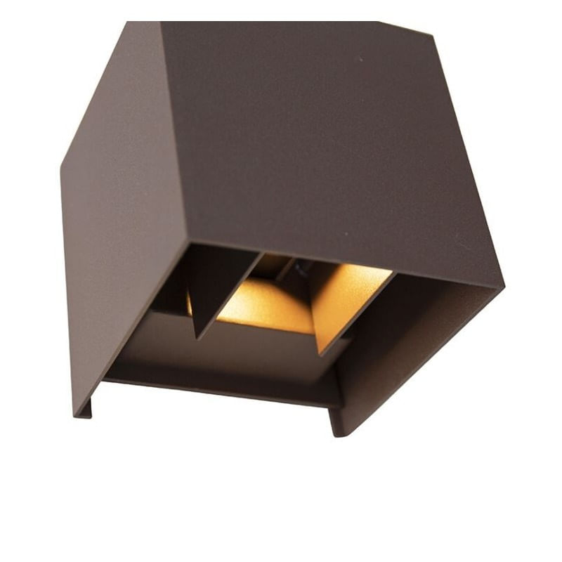 Aplica Exterior Techstar® LED Light CUBE , Putere 6W, A+, Rezistenta la Apa si Praf, Alb Cald, 3000K, Aluminiu, Negru - 4 | YEO