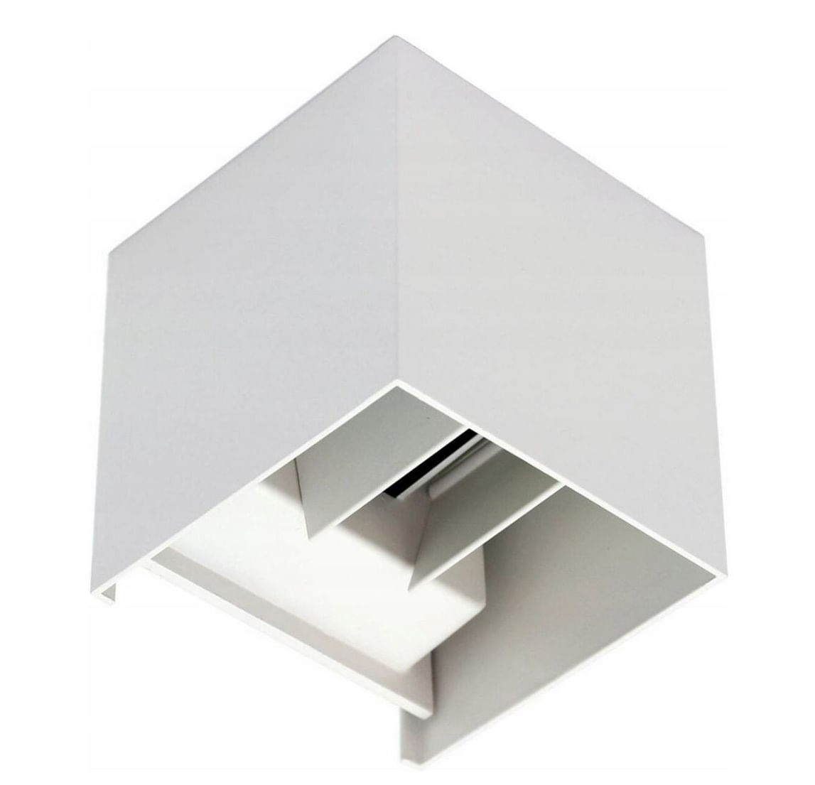 Aplica LED De Perete Interior/Exterior Techstar® tip Cub, Putere 6W, Culoare Lumina 3000K, 1100 Lm, 10x10 Cm, IP 65, Alb - 3 | YEO