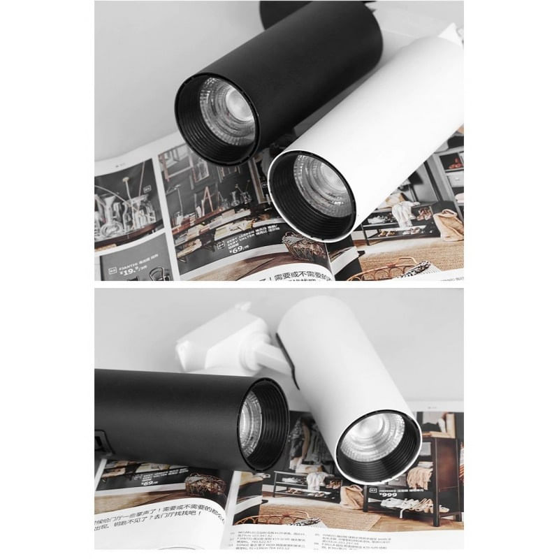 Spot LED Techstar® Tracklights HD, Pentru Sina RailRacks Monofazata Tip L, 30w, 4000k Lumina Naturala, Iluminat - 1 | YEO