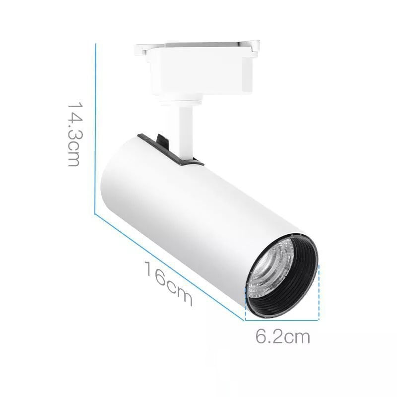 Spot LED Techstar® Tracklights HD, Pentru Sina RailRacks Monofazata Tip L, 30w, 6500k Lumina Rece, Iluminat