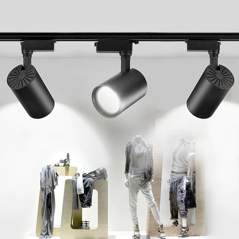 Spot LED Techstar® Tracklights, Pentru Sina RailRacks Monofazata Tip L, 40w, 3000k Lumina Calda, Iluminat