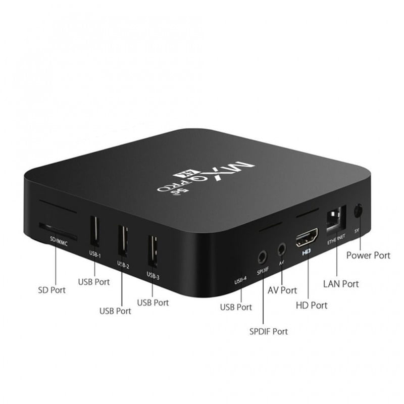 Mini PC TV Box Techstar® MXQ PRO, UltraHD 4K, Quad-Core 64 Bit. 4GB RAM, 32GB ROM, 5G Wireless, Ethernet, Android 10 - 3 | YEO