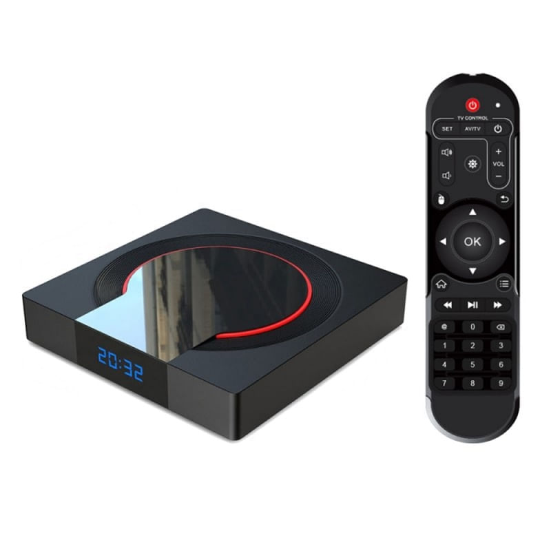 TV Box Techstar® i96 pro, procesor 3xs905, android 9.0, uhd 8k, 4gb ram, lpddr4, 32gb rom, Quad Core, Wi-Fi 2ghz