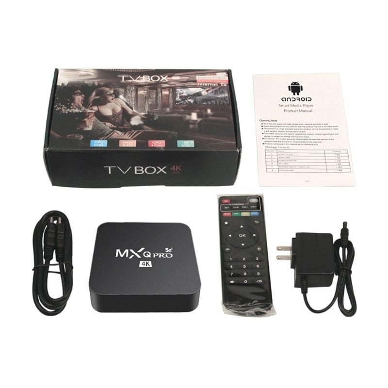 Mini PC TV Box Techstar® MXQ PRO UltraHD 4K, TV BoxQuad-Core 64 Bit 4GB RAM, 64GB ROM, 5G Wireless, Ethernet, Android - 2 | YEO