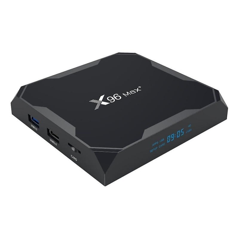 Mini PC Tv Box Techstar® X96 Max+, Procesor 3xS905, Android 9, UHD 8K, 4GB RAM LPDDR4, 32GB ROM, WiFi DualBand