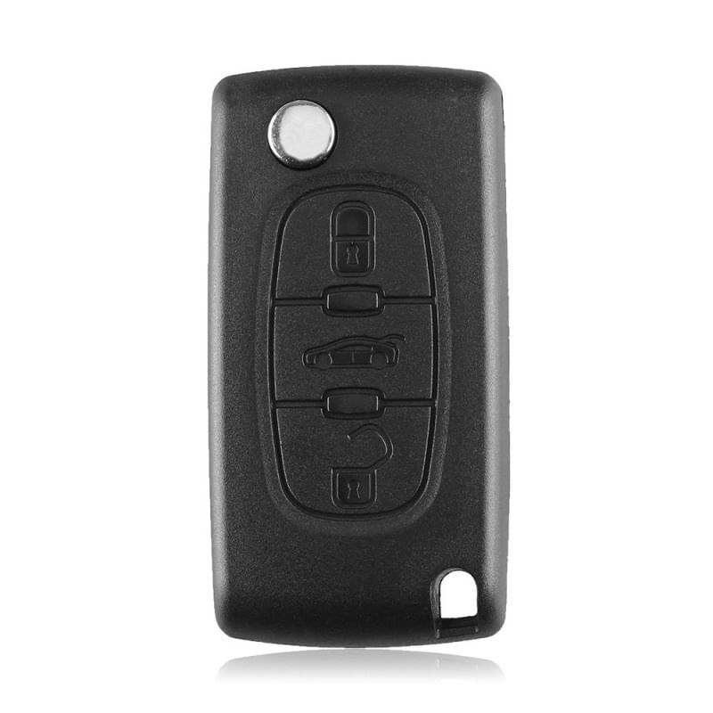 Cheie Auto Completa Techstar® Peugeot, 307, 407, 433Mhz, 7961, ID46, VA2, 3 Butoane