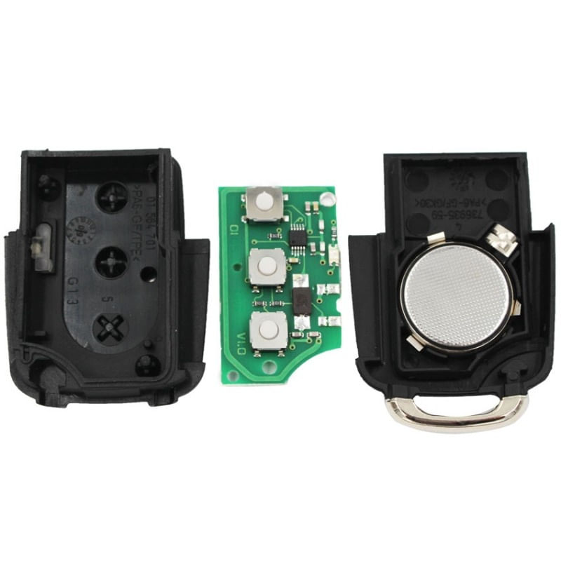 Cheie Auto Completa Techstar® Volkswagen EOS, Polo, Golf, Altea, Leon, Octavia, 433Mhz, 1K0 959 753 G, ID48, 3 Butoane - 4 | YEO