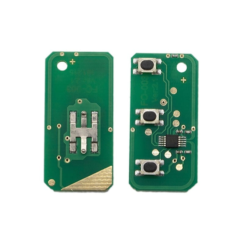 Cheie Auto Completa Techstar® Ford, Focus, Fiesta, Mondeo, 4D60, 433Mhz, FO21, 3 Butoane - 1 | YEO