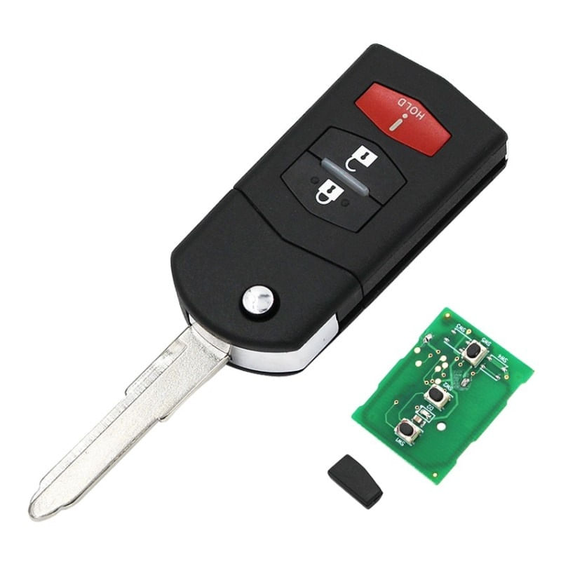 Cheie Auto Completa Techstar® Mazda 6, 5, 3, 2, RX-7, 313,8Mhz, 4D63. KPU41788, 3 Butoane - 1 | YEO