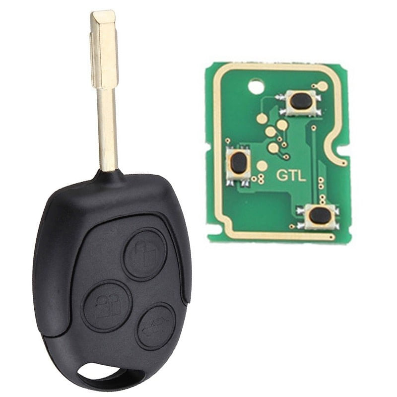 Cheie Auto Completa Techstar® Ford, Ka, Transit, Focus, Mondeo, 433Mhz, 4D63, FO21, 3 Butoane, Smart