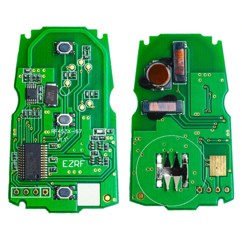 Cheie Auto Completa Techstar® pentru BMW Seria BMW Seria 1/3/5/7, 2004/2011, 3 Butoane, Chip transmitator 868MHz, Negru - 3 | YEO