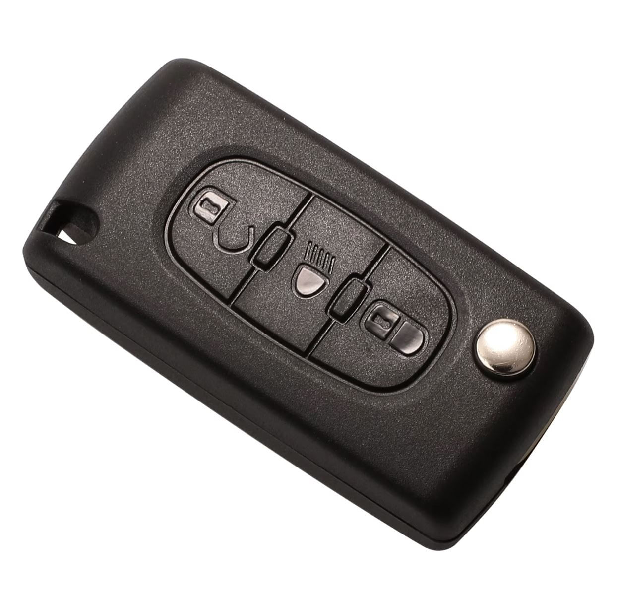 Cheie Auto Completa tip Briceag cu 3 butoane, Compatibila Citroen si Peugeot, include Telecomanda 433 MHz si cip ID46 - imagine 6