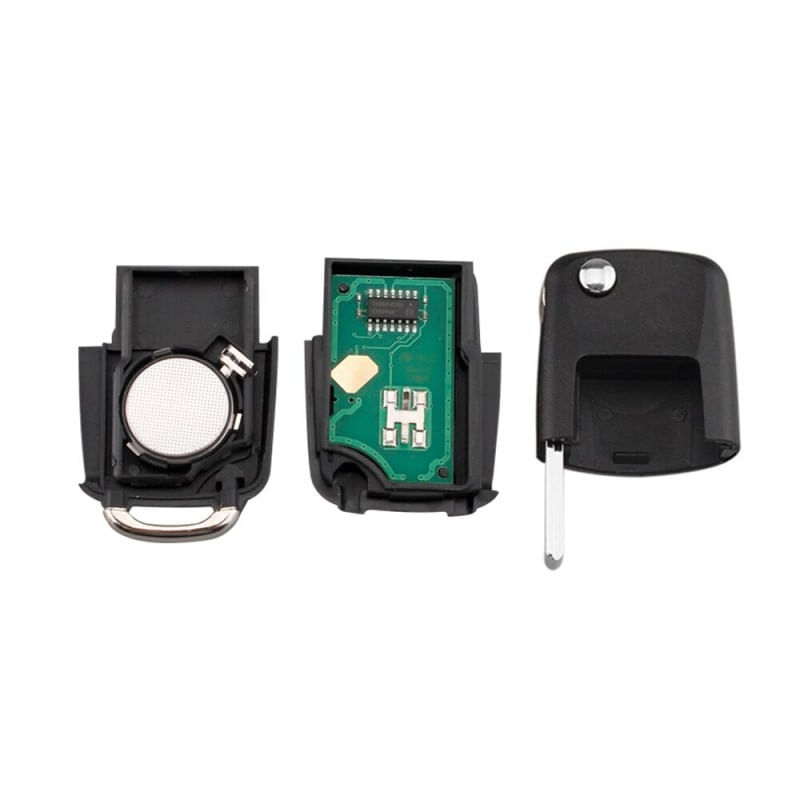 Cheie Auto Completa Techstar® Volkswagen Polo, Passat, Golf, Transporter, Bora, 433Mhz, 1J0 959 753, ID48, 2 Butoane