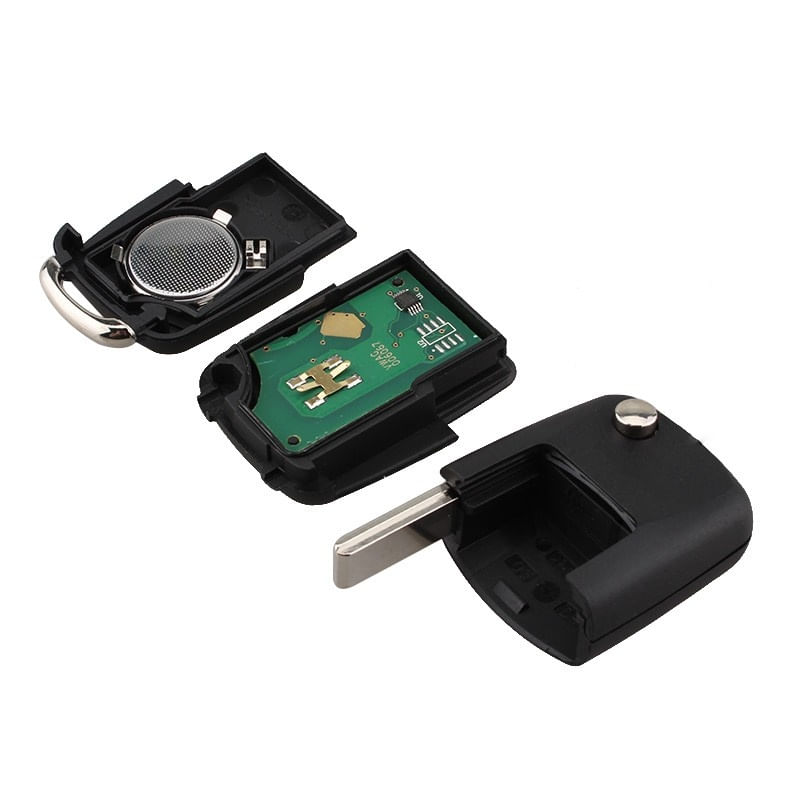 Cheie Auto Completa Techstar® Volkswagen Polo, Passat, Golf, Transporter, Bora, 433Mhz, 1J0 959 753, ID48, 2 Butoane - 3 | YEO