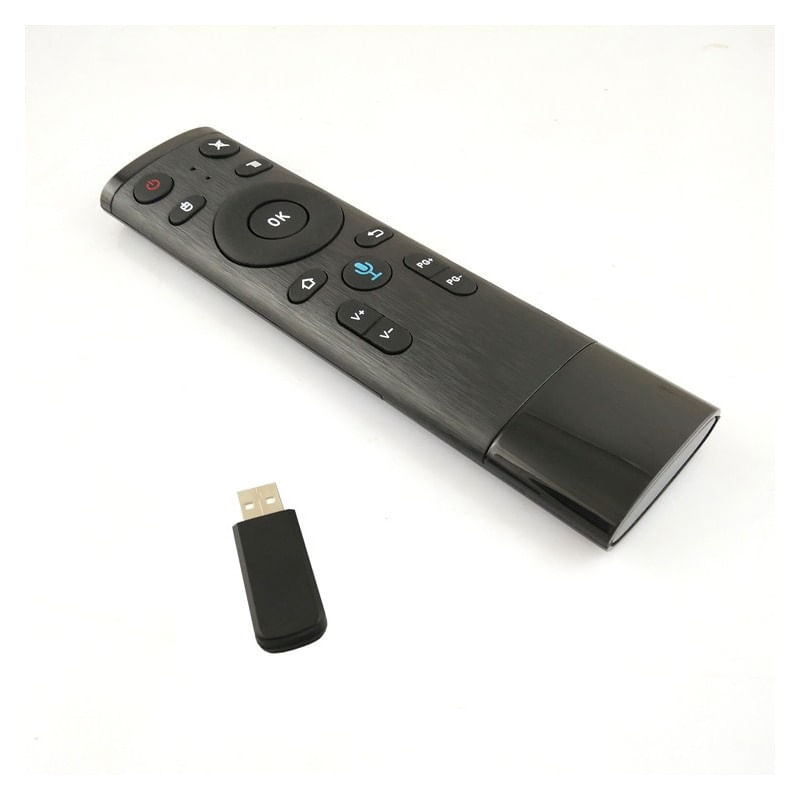 Tastatura Techstar® Q5, Air Mouse, Voice, Telecomanda, 2.4G, Gyroscop, Raza 15 metrii, Compatibila PC, Android - 4 | YEO