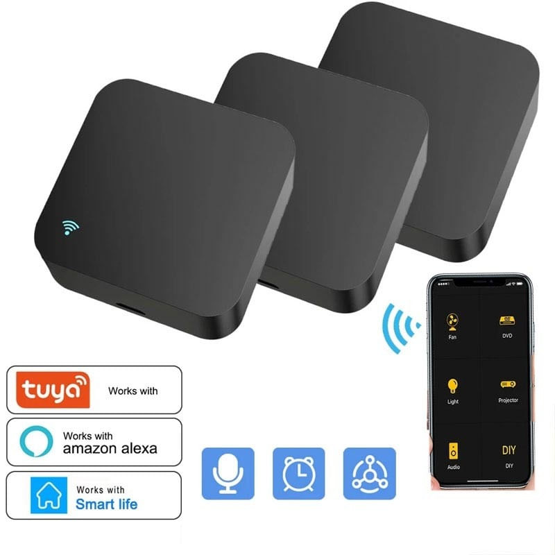 Telecomanda Inteligenta Universala Techstar® SL-02, Wireless, IR, Automatizare, Amazon Alexa, Google Assistant, Tuya - 1 | YEO