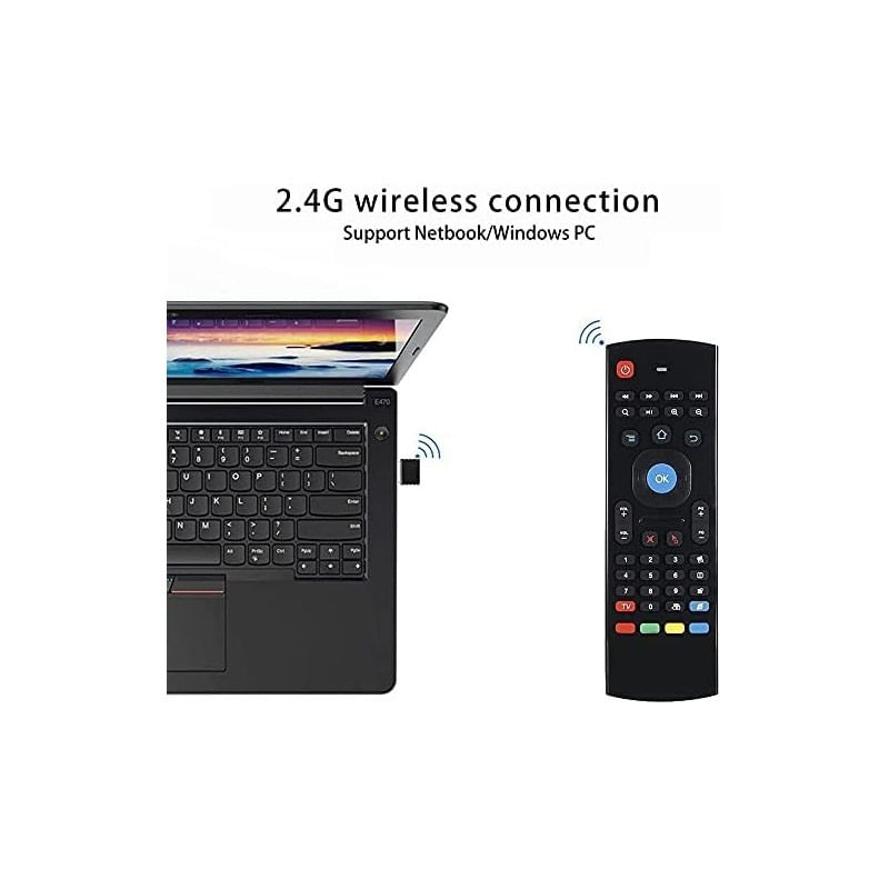 Telecomanda cu tastatura Techstar® MX3 Air Mouse, 2.4G, USB, pentru Android Smart TV Box, proiector HTPC Mini PC, PS3 - 2 | YEO