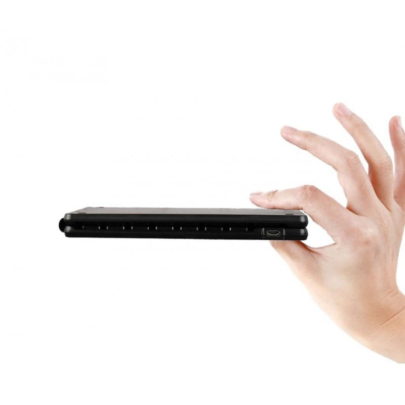 Tastatura Wireless Techstar®, Bluetooth 3.0, Pliabila, Windows/Android/iOS - 1 | YEO
