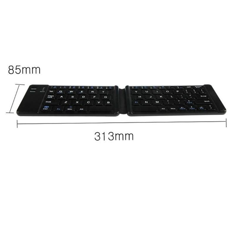 Tastatura Wireless Techstar®, Bluetooth 3.0, Pliabila, Windows/Android/iOS - 4 | YEO