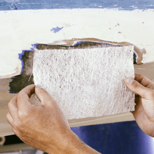Fibra de sticla si rasina poliesterica pentru reparatii piscine , ambarcatiuni , tuning auto - SMALL kit