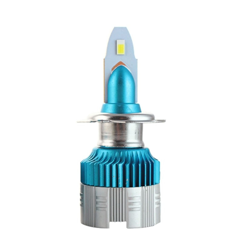 Set 2 LED-uri Auto Techstar® MI2, H7, 40w, 4000 Lumeni, 6500K, AUTO, 12-24 Volti, CSP, Canbus, Miez Cupru, Radiator - 2 | YEO