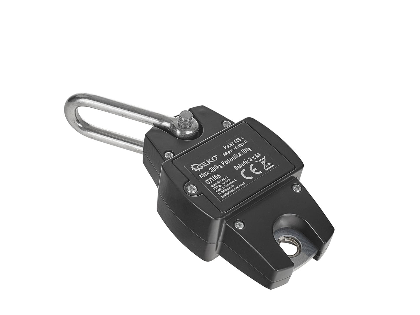 Cantar electronic cu carlig, capacitate maxima 300 kg, Geko G71156 - imagine 5