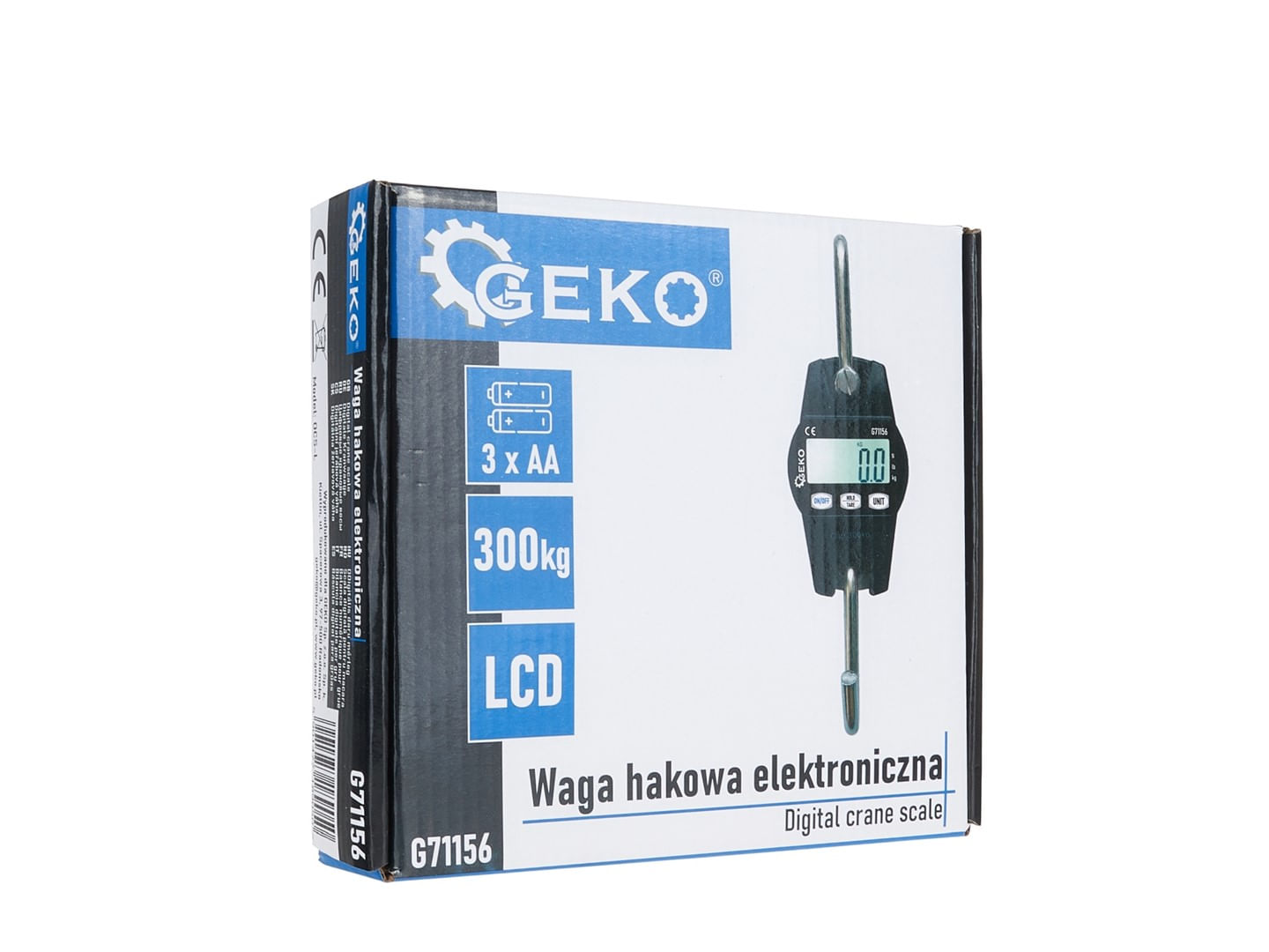 Cantar electronic cu carlig, capacitate maxima 300 kg, Geko G71156 - imagine 9