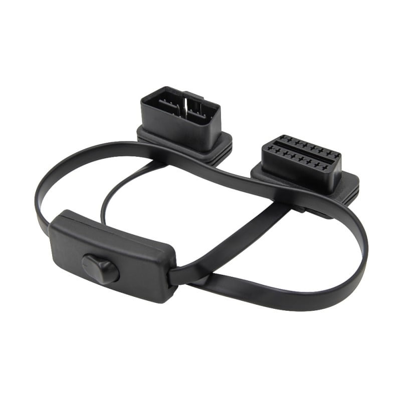 Prelungitor Cablu Auto Techstar®, OBD2, 60 cm, cu Buton ON/OFF - 4 | YEO