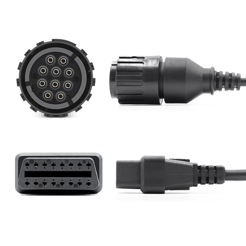 Cablu Adaptor Moto Techstar®, BMW, ICOM-D, 10 Pin la OBD2 16 Pin