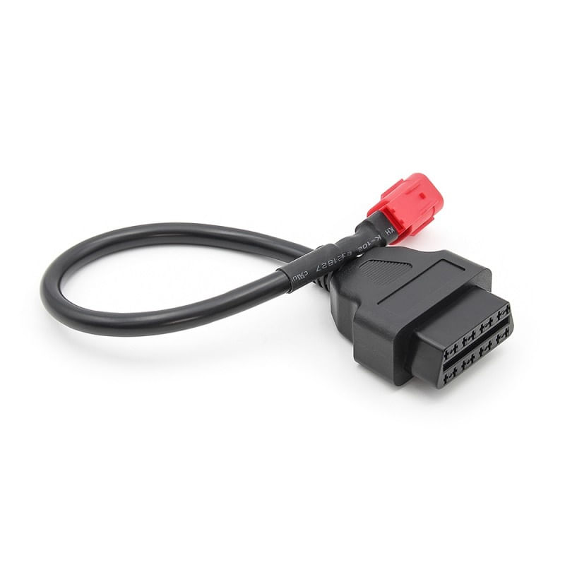 Cablu Adaptor De Diagnosticare Techstar® OBD2 Cu 6 Pini La 16 Pini Pentru Motociclete Honda