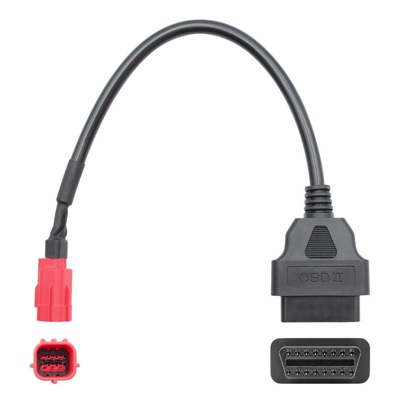 Cablu Adaptor De Diagnosticare Techstar® OBD2 Cu 6 Pini La 16 Pini Pentru Motociclete Honda - 4 | YEO