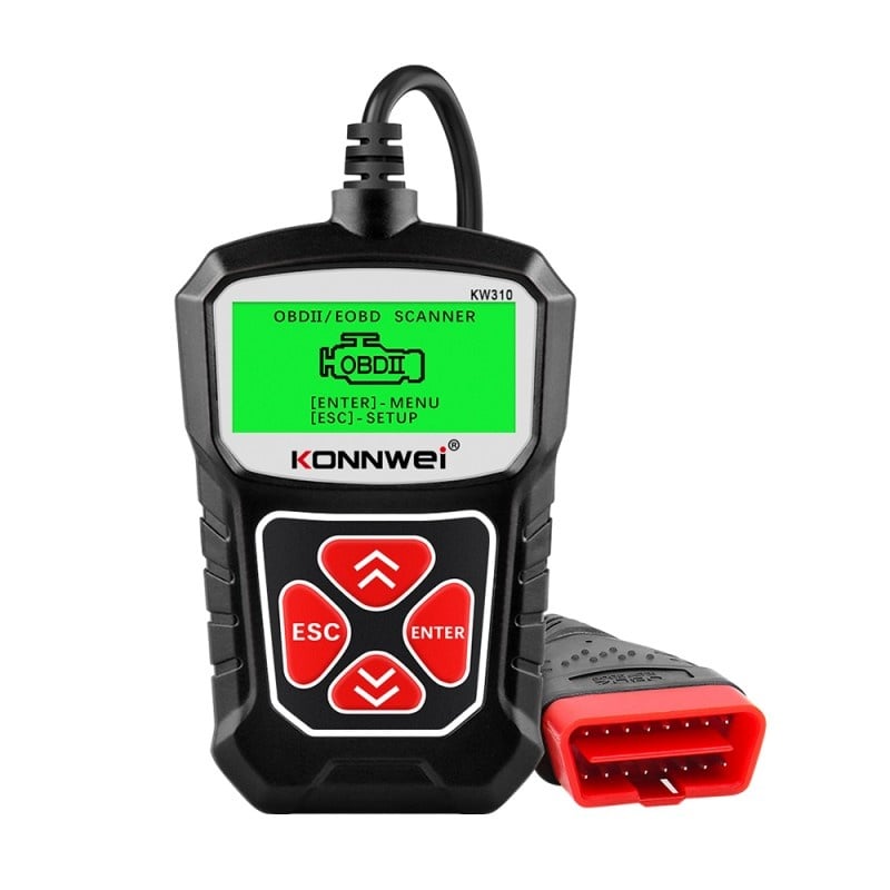 Diagnoza OBD2 KONNWEI KW310, Black, Afisare Erori + Descriere, Resetari, Live Data, ELM 327 OBDII - 1 | YEO