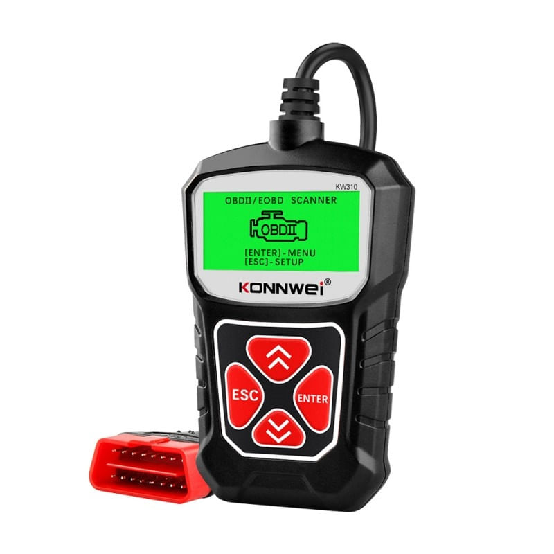 Diagnoza OBD2 KONNWEI KW310, Black, Afisare Erori + Descriere, Resetari, Live Data, ELM 327 OBDII - 2 | YEO