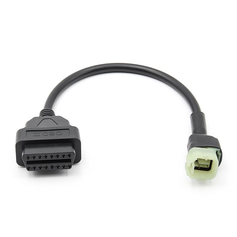 Cablu Adaptor De Diagnosticare Techstar® OBD2 Cu 4 Pini La 6 Pini Pentru Motociclete Honda