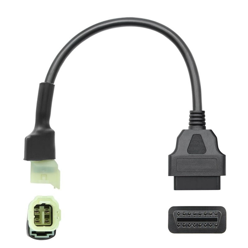 Cablu Adaptor De Diagnosticare Techstar® OBD2 Cu 4 Pini La 6 Pini Pentru Motociclete Honda - 3 | YEO