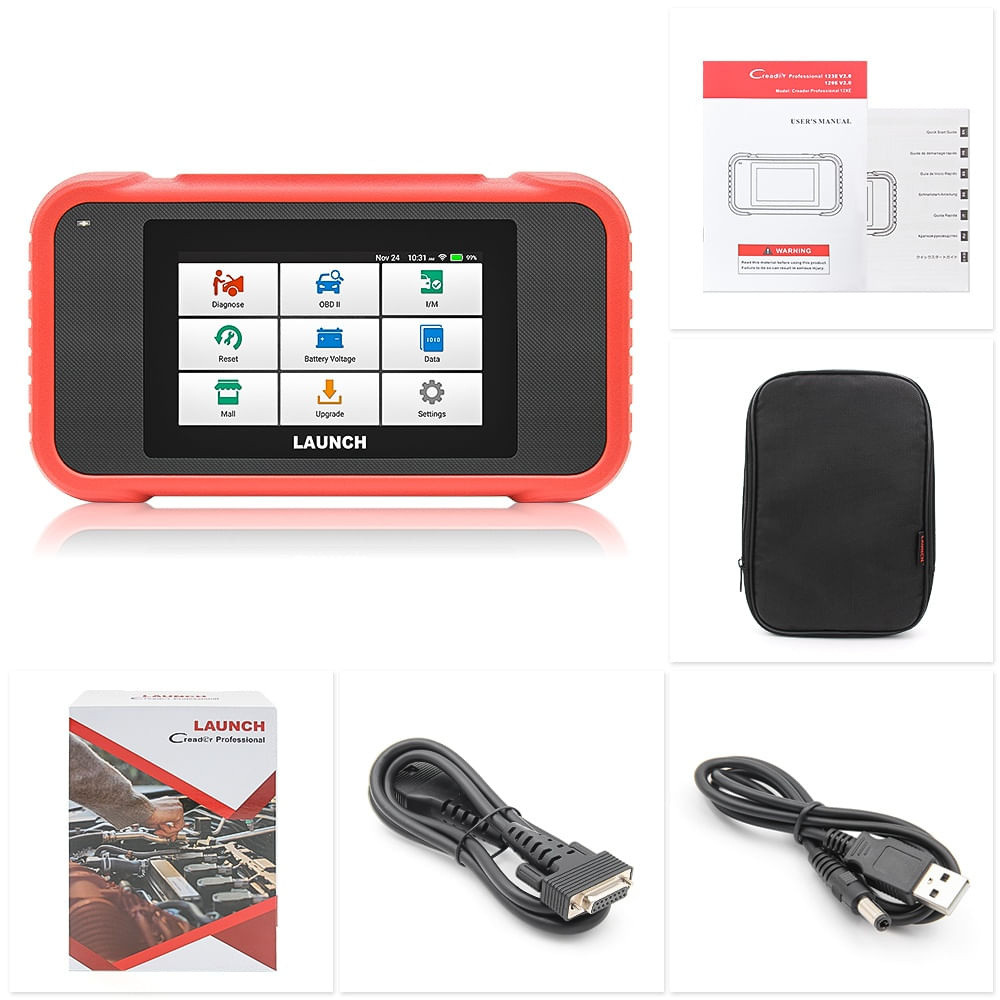Tester Diagnoza Auto LAUNCH X431 CRP129E V2.0, Cititor de Coduri OBD2, Suport pentru 10 Moduri de Testare, Ecran Color - imagine 5