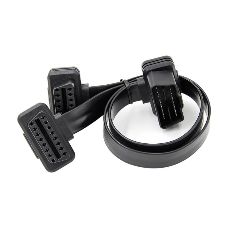 Prelungitor Cablu Techstar®, Adaptor Auto 2 in 1 la OBD2 16 Pin, 30cm - 4 | YEO