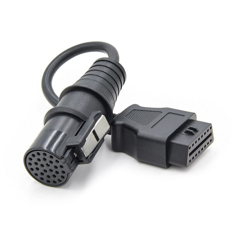 Cablu adaptor Techstar®, Aftermarket, Compabiil cu Utilitare IVECO, 30 Pin la OBD2 16 Pin