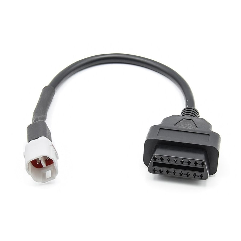 Cablu Adaptor De Diagnosticare Techstar® OBD2 Cu 4 Pini La 16 Pini Pentru Motociclete Yamaha - 2 | YEO