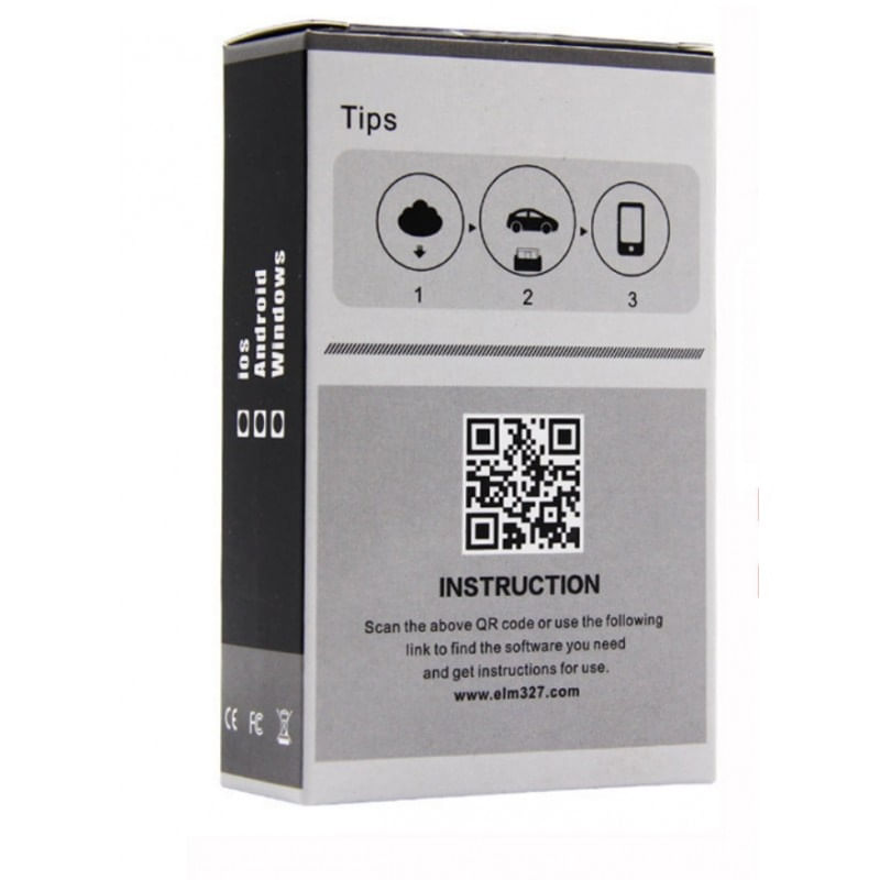 Interfata Diagnoza Super Mini ELM 327 v1.5 OBD 2 Torque Alb - 2 | YEO