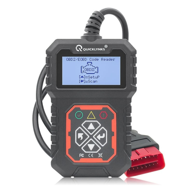 Dispozitiv de diagnosticare auto si citire coduri Quicklynks T31, OBD2, Afisaj LCD, DC 8-25V, Citire/Stergere Coduri si - 2 | YEO