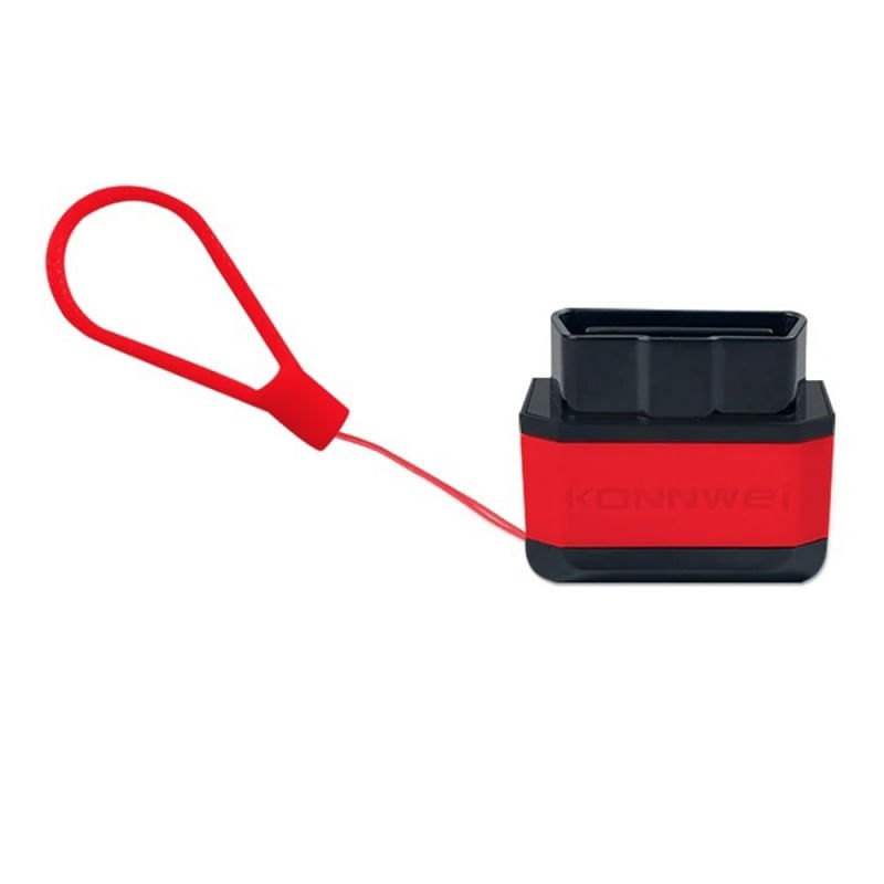 Diagnoza Auto OBD2 KONNWEI KW905, Bluetooth 5.0, Buton ON-OFF, Compatibil Android IOS, ELM 327 OBDII, Rosu