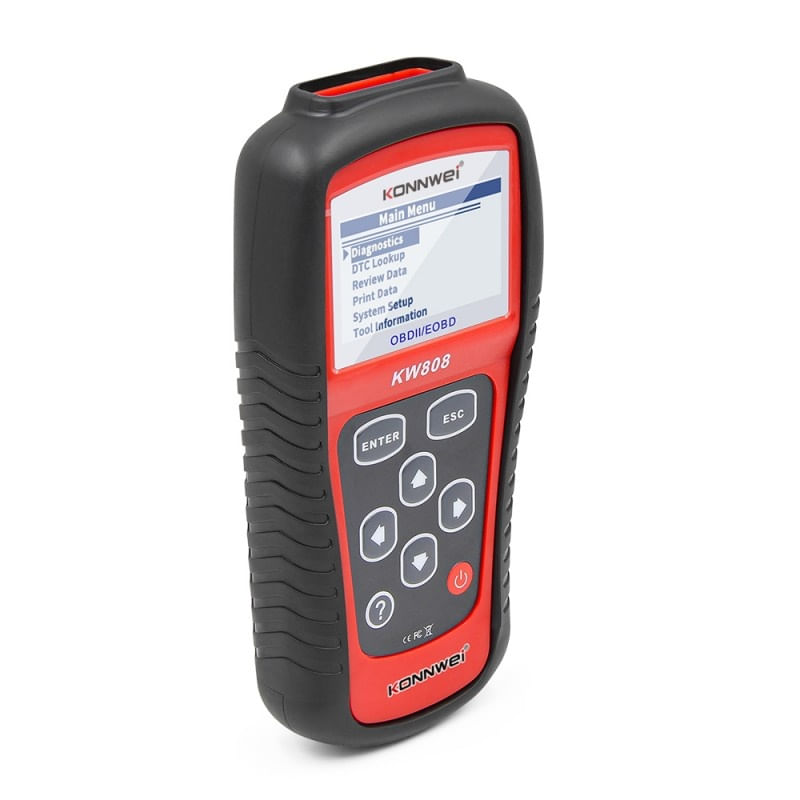 Instrument de scanare si diagnosticare auto, KONNWEI KW808, OBD2, Display 2.8 inch, citirea si stergerea codurilor de