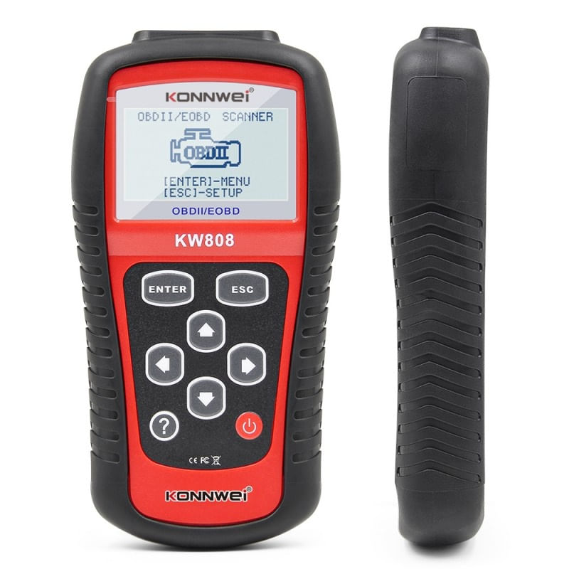Instrument de scanare si diagnosticare auto, KONNWEI KW808, OBD2, Display 2.8 inch, citirea si stergerea codurilor de - 4 | YEO
