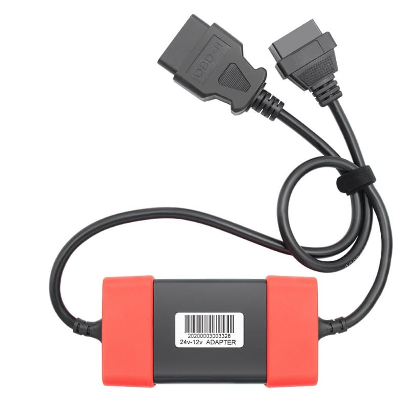 Cablu adaptor diesel pentru camion 24V la 12V Techstar®, 5W, 24V, convertizor, Suporta transmisia de date prin protocol