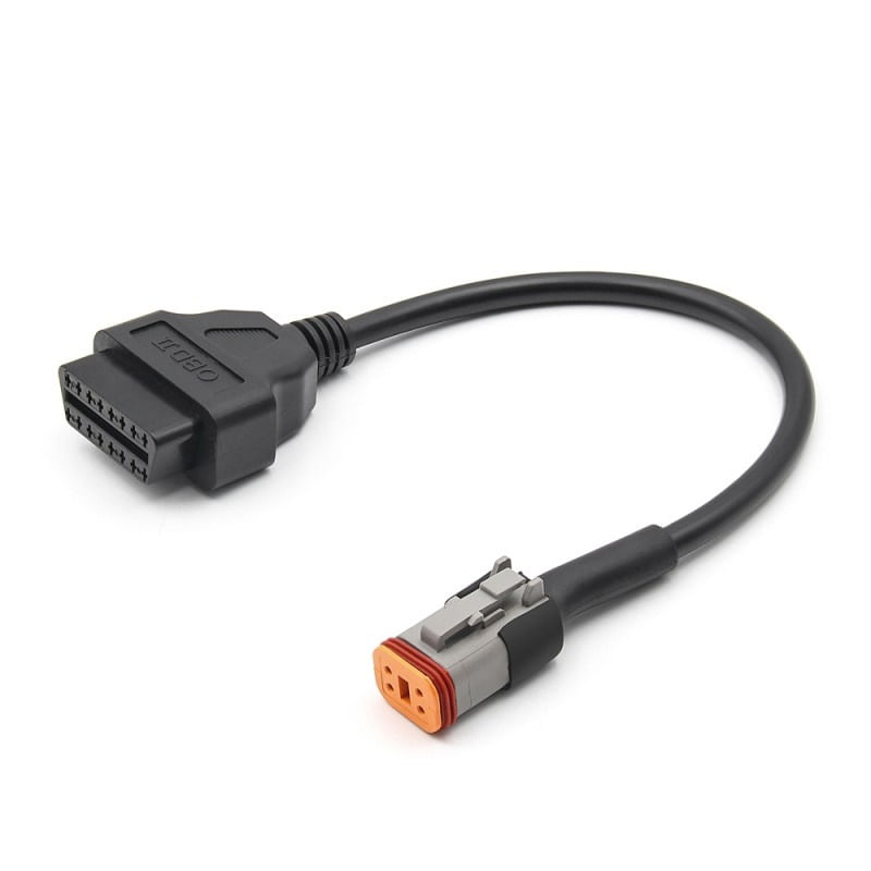 Cablu Adaptor De Diagnosticare Techstar® OBD2 Cu 4 Pini La 16 Pini Pentru Motociclete Harley Davidson - 2 | YEO