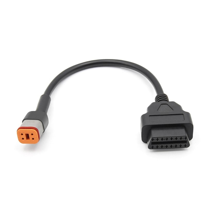 Cablu Adaptor De Diagnosticare Techstar® OBD2 Cu 4 Pini La 16 Pini Pentru Motociclete Harley Davidson - 3 | YEO