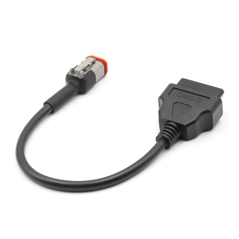 Cablu Adaptor De Diagnosticare Techstar® OBD2 Cu 4 Pini La 16 Pini Pentru Motociclete Harley Davidson - 4 | YEO